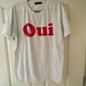 L'ecole des Femmes size L Oui Non Shirt
